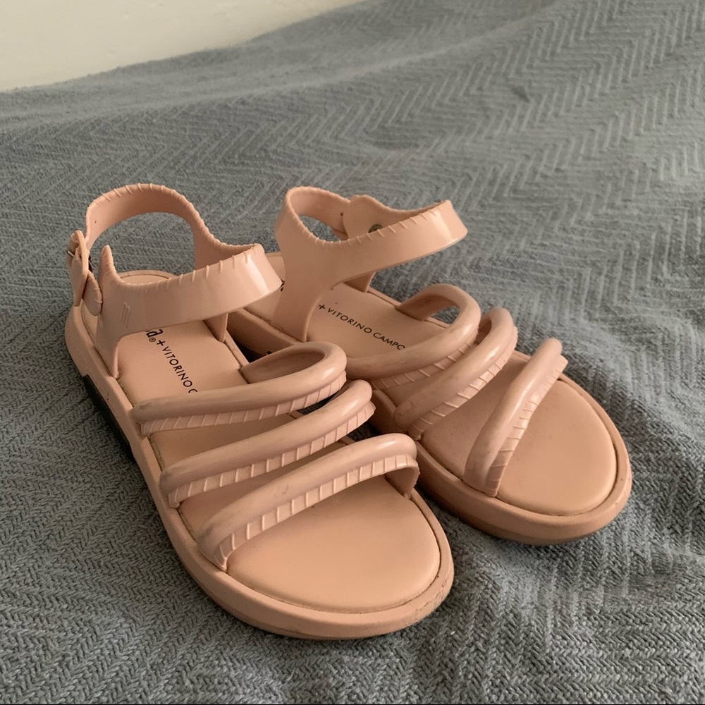 Melissa + Vitorino Campos pink sandals